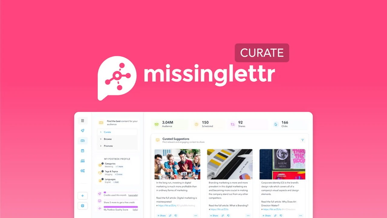 Missinglettr Curate Review: Amplify Your Content Shares