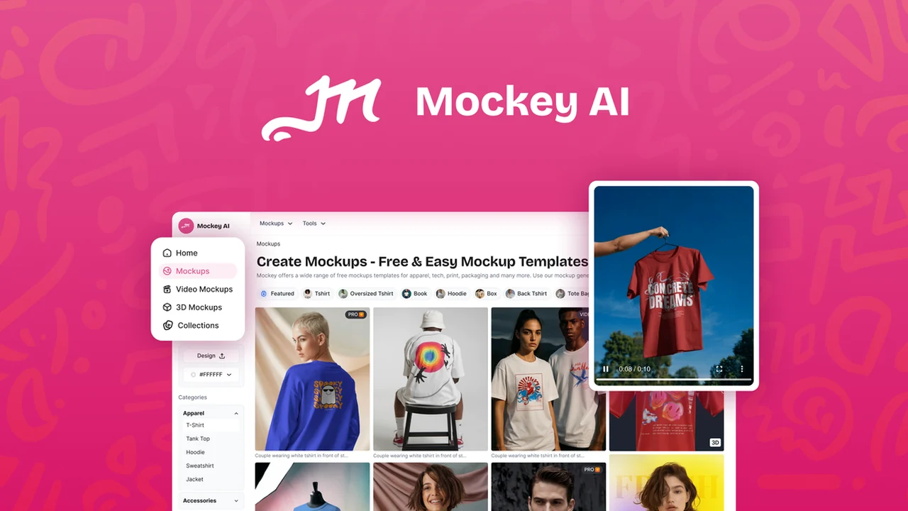 Mockey – Effortless AI Mockup Generation for Your Products