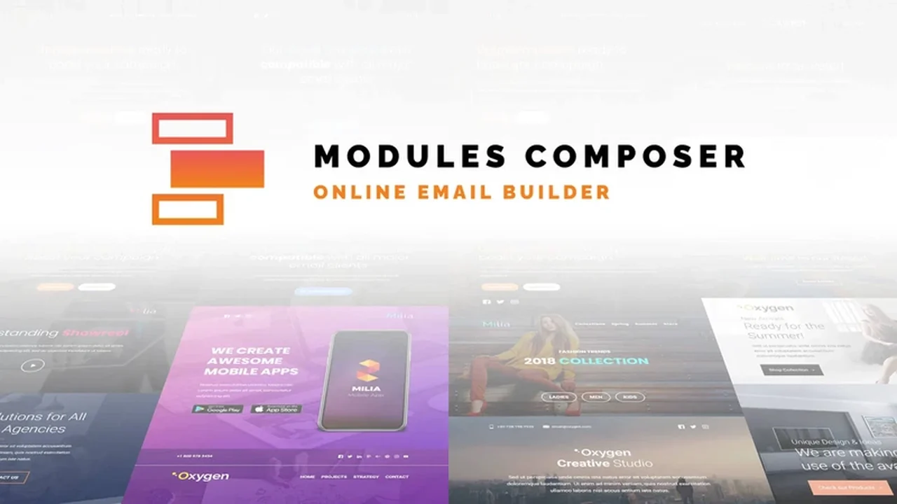 Modules Composer - Online Email Builder - Plus Exclusive: Streamline Your Email Design