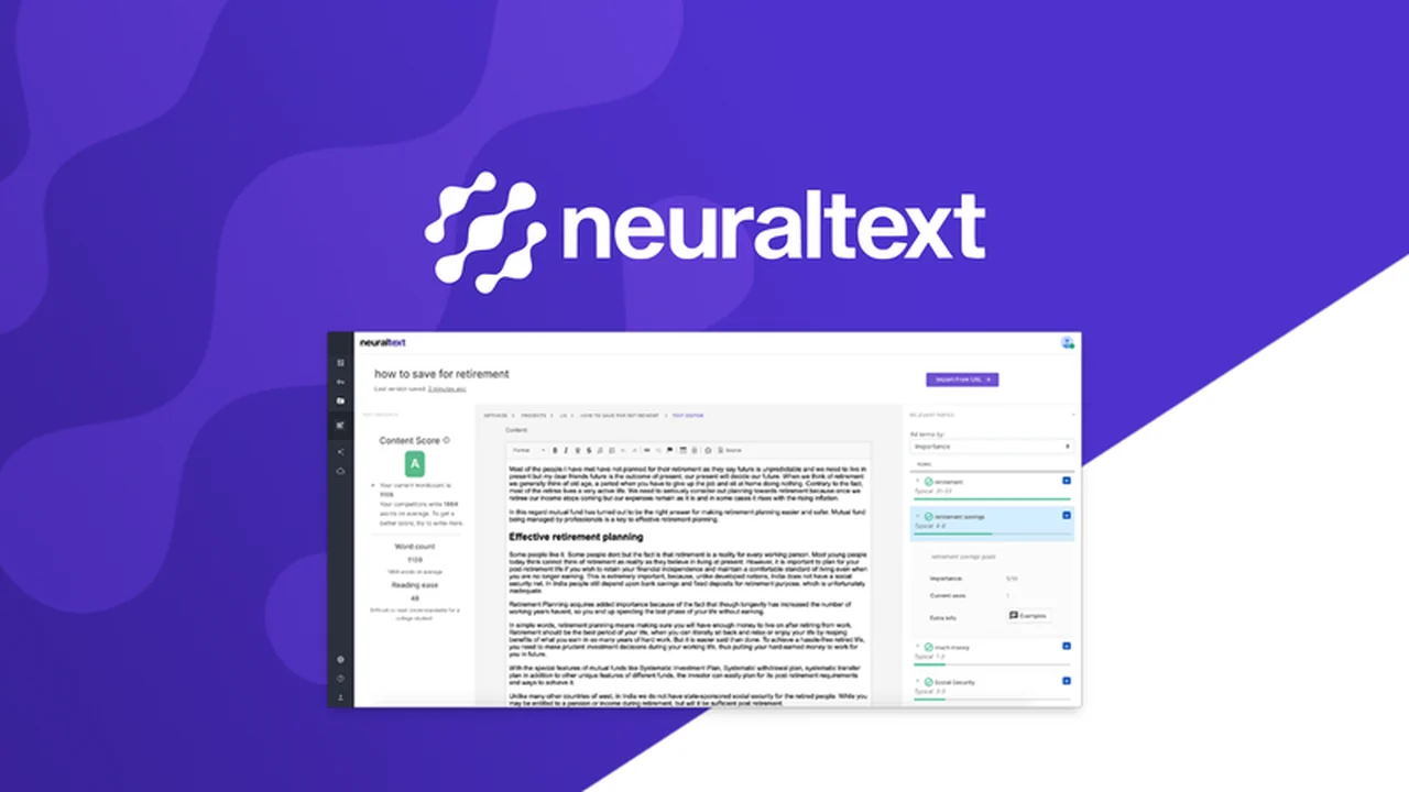NeuralText – Analyze the SERP and Extract Insights for Content Creation