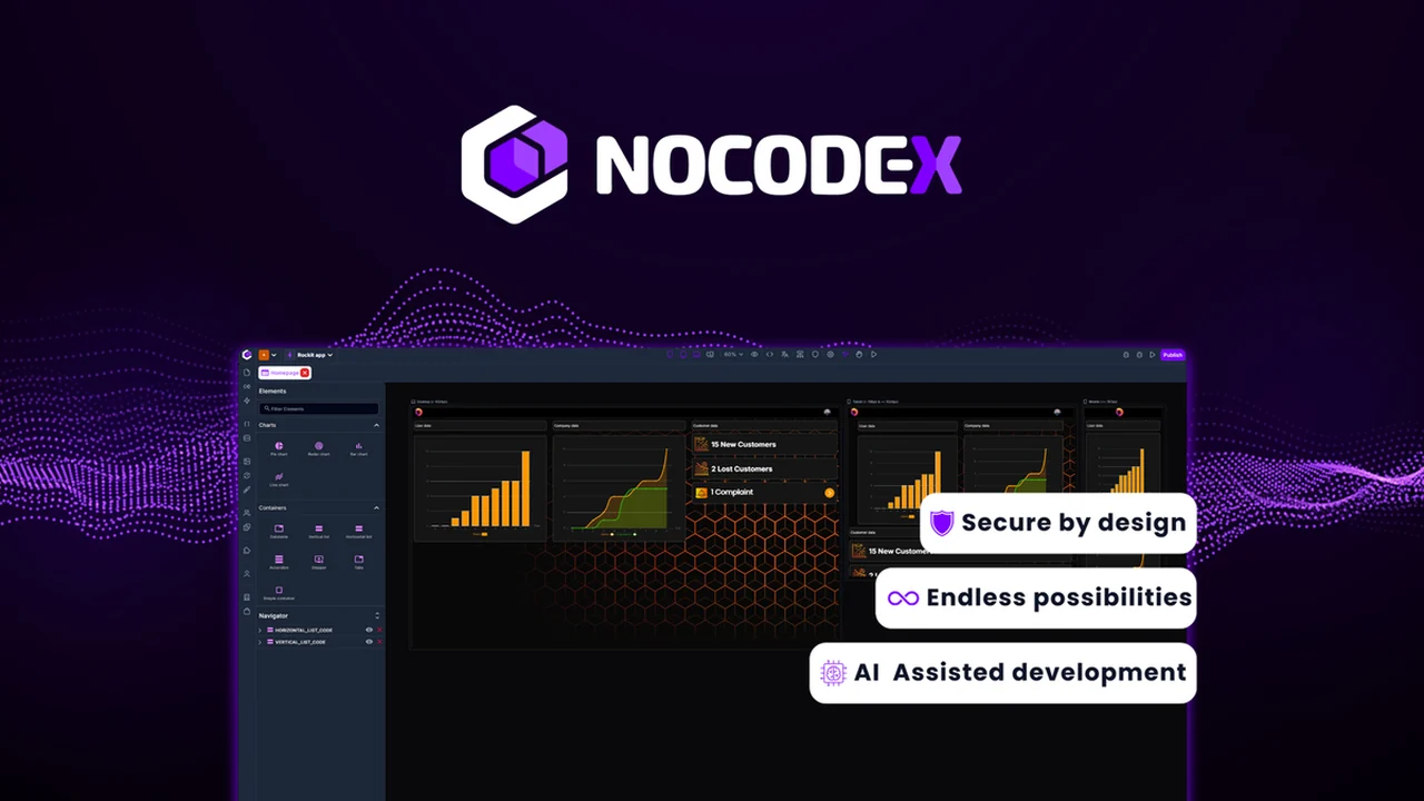 NoCode-X – Build Secure Apps with AI Review