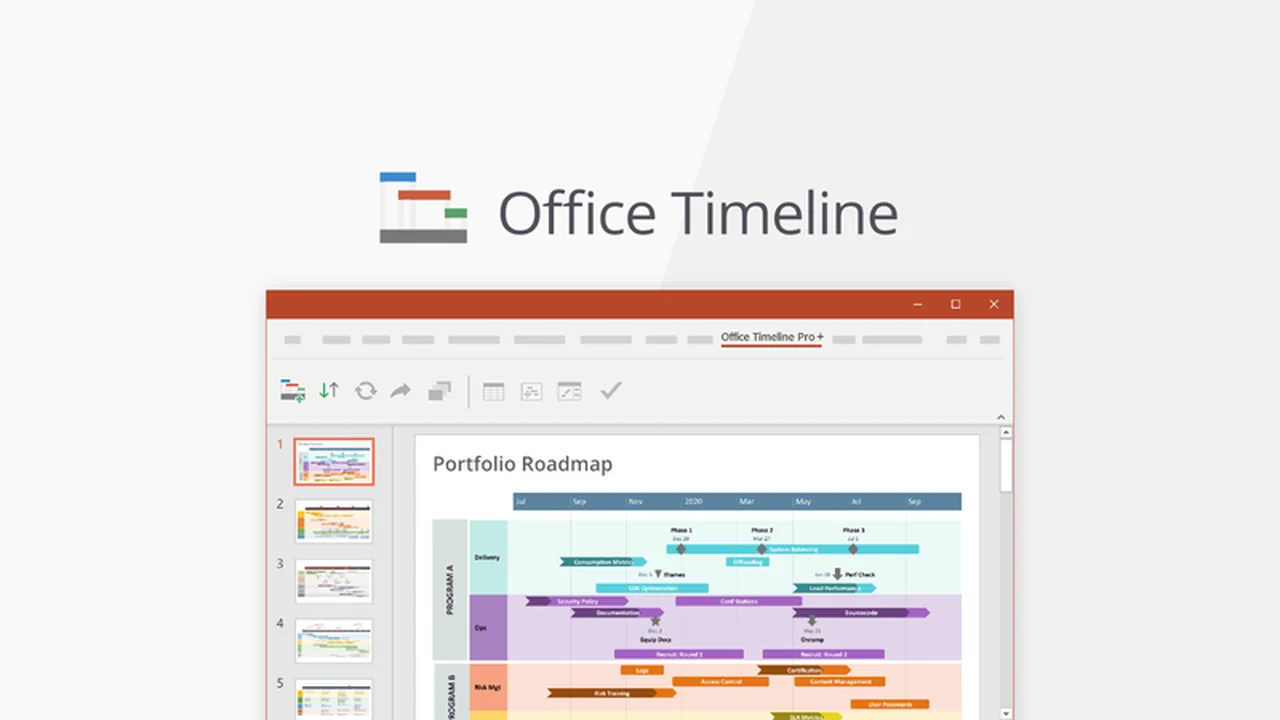 Office Timeline – Turn Data into Engaging PowerPoint Visuals