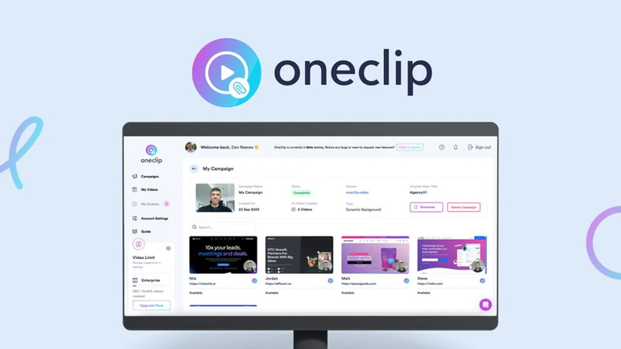 OneClip | AppSumo Review: Revolutionize Your Outreach with AI-Personalized Videos