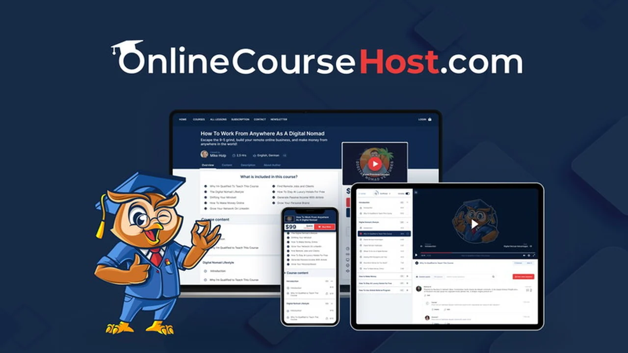 OnlineCourseHost.com | AppSumo Review: Your All-in-One Course Creation & Selling Solution