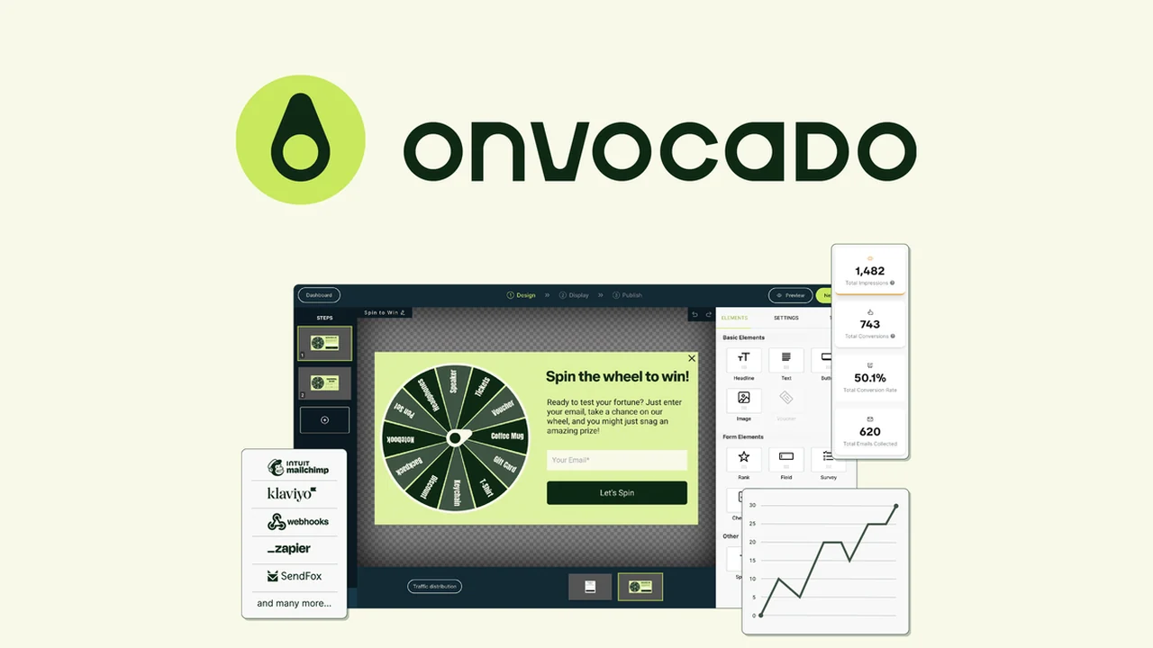 Onvocado: Effortless No-Code Pop-ups for Enhanced Website Engagement