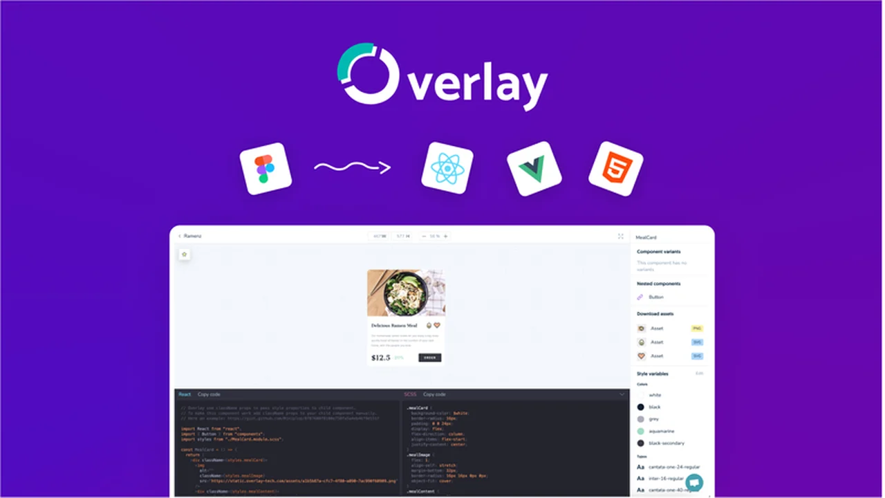 Overlay - Turn Figma Components into Reusable Code Frameworks