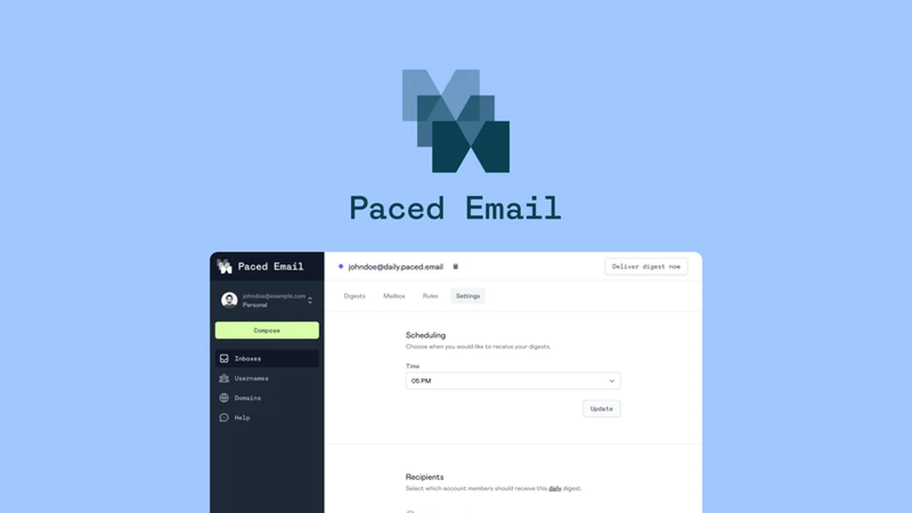 Paced Email – Declutter Your Inbox with Aliases | AppSumo Review