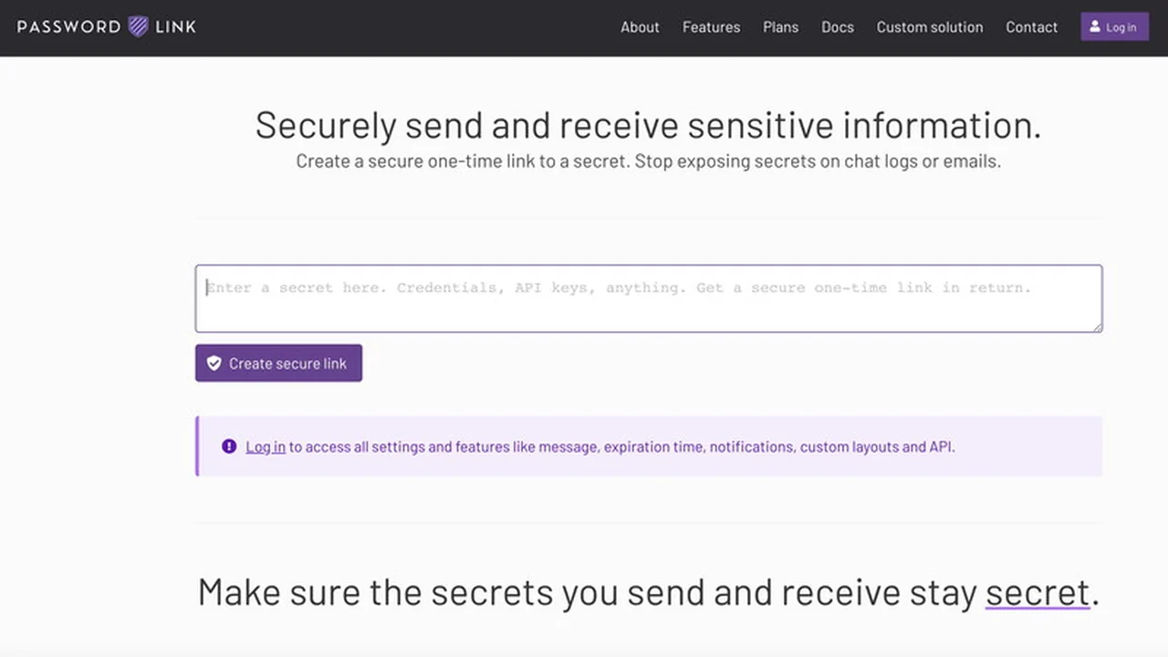 Password.link | AppSumo Review: Securely Share Sensitive Data