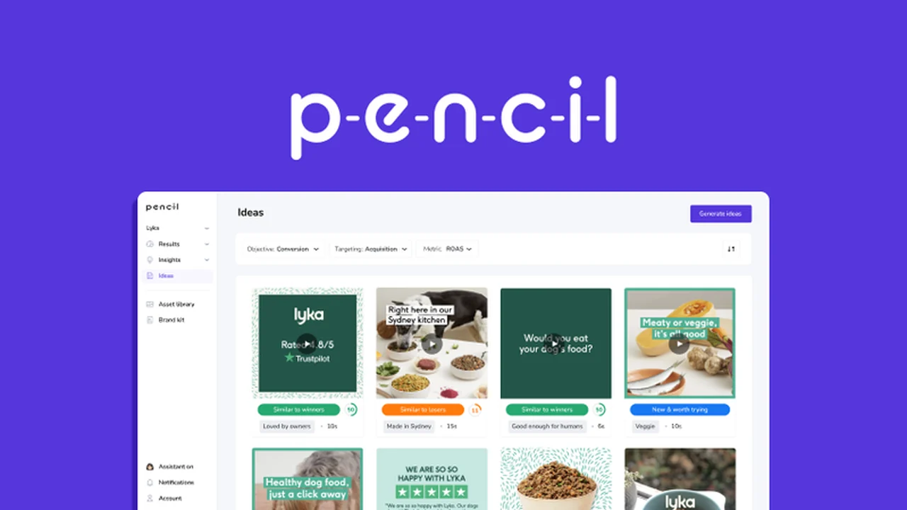Pencil: Generate Effective AI Video Ads and Static Creatives