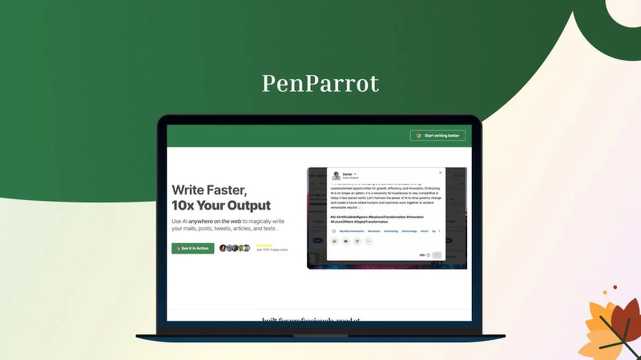 PenParrot | AppSumo: Seamless AI Content Generation in Your Browser