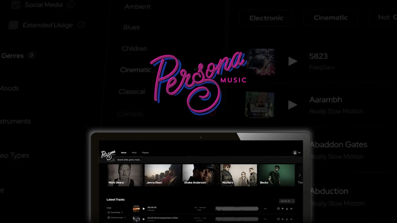 Persona Music - Copyright-free music for creators | AppSumo Review