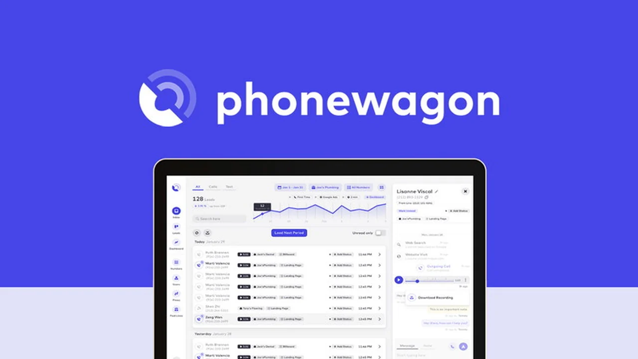 PhoneWagon | AppSumo: Revolutionize Your Call Tracking and Management