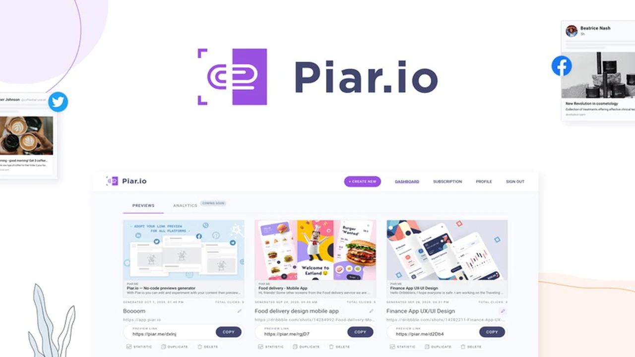 Piar.io Review: Elevate Your Link Previews for Better Engagement