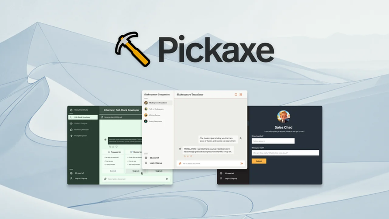 Pickaxe: Empowering AI Tool Creation and Monetization