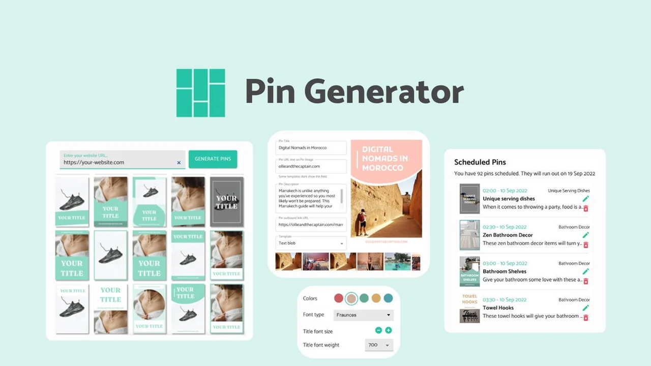 Pin Generator - Automated Pinterest Marketing: Your Key to Effortless Traffic Growth