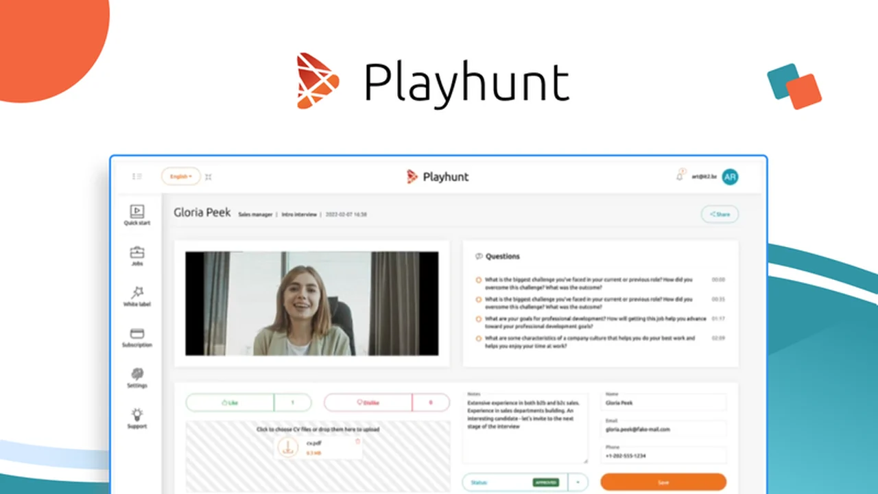 Playhunt Review: Streamline Hiring with Video CV Screening