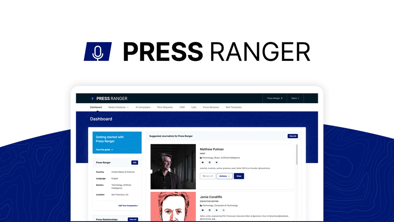 Press Ranger: Unlock 2M+ Journalists & Publishers for PR Success