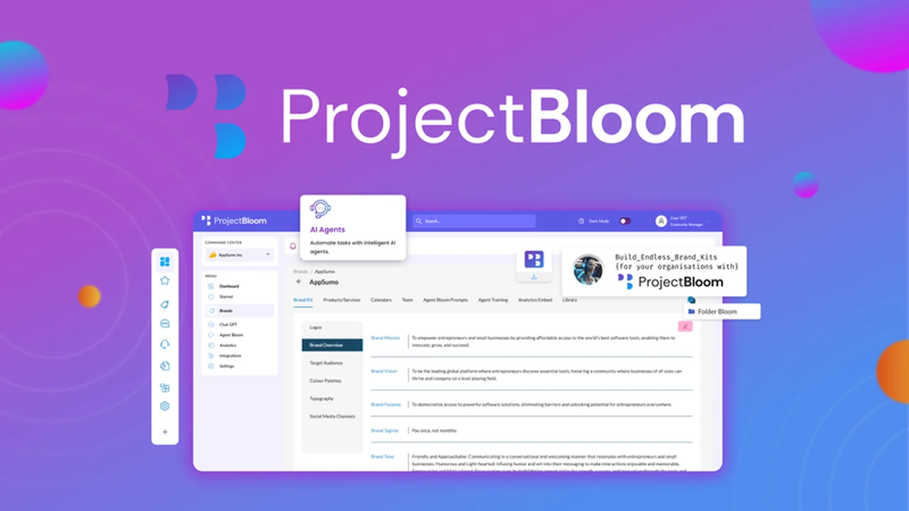 ProjectBloom Review: Streamline Multi-Brand Management with AI Agents