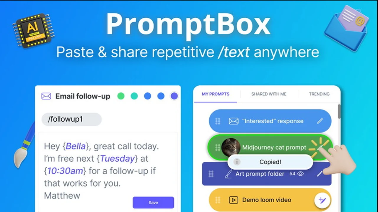 PromptBox: Streamline Your Workflow with Effortless Snippet Management