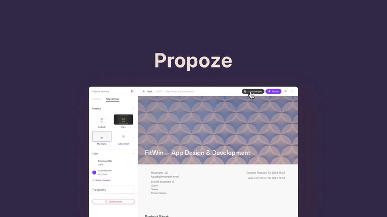 Propoze | AppSumo Review: Craft Winning Proposals Effortlessly