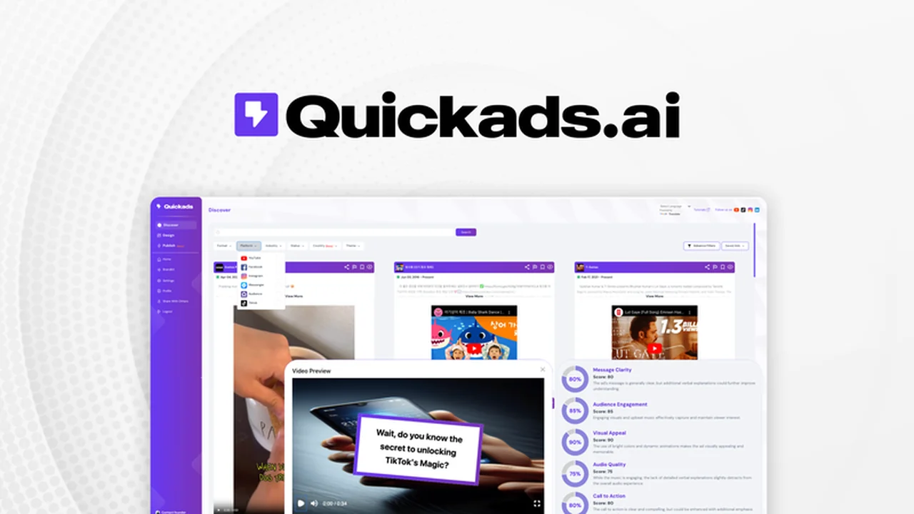 QuickAds Review: Analyze and Create Market-Tested Ads with AI
