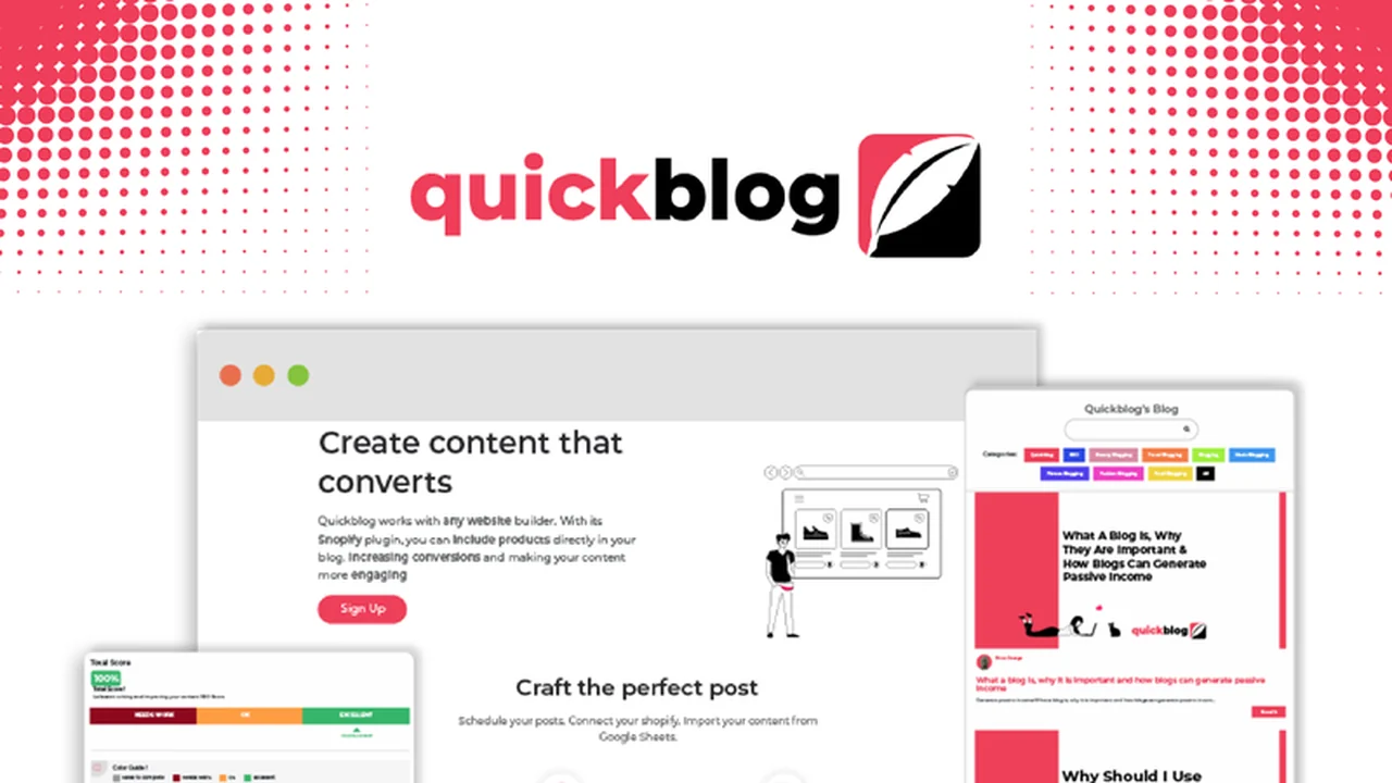 Quickblog - Effortlessly Build SEO-Ready Blog Content