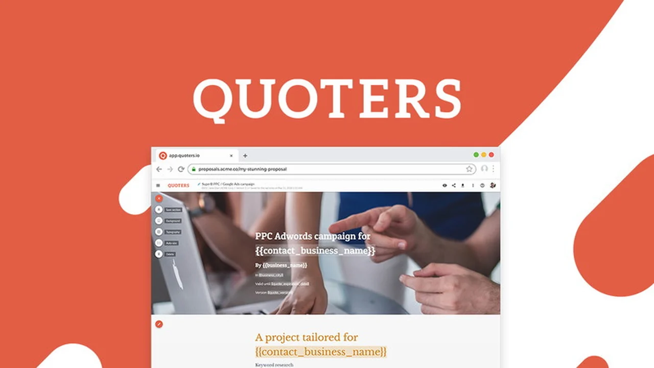 Quoters | AppSumo Review: Streamline Your Proposal Process