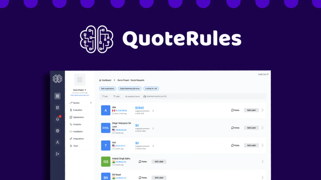 QuoteRules - Automate Quotes for New Leads: A Comprehensive Review
