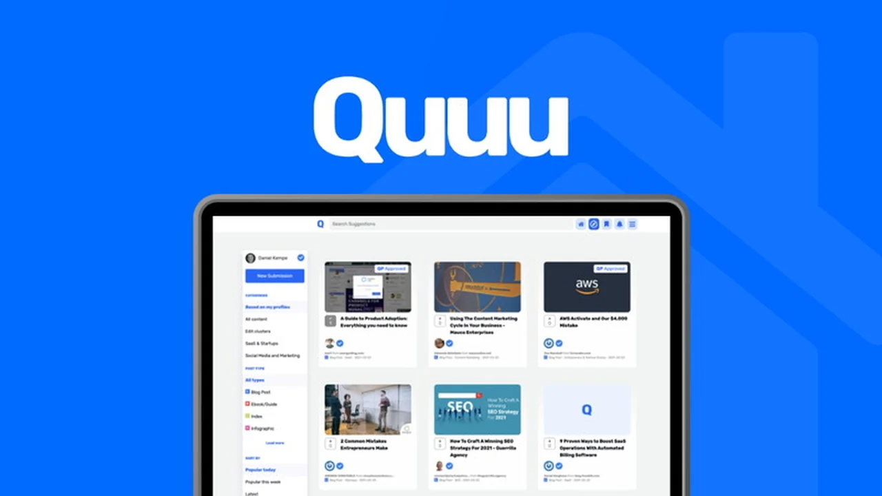 Quuu - Automate curated content for social media | AppSumo Review