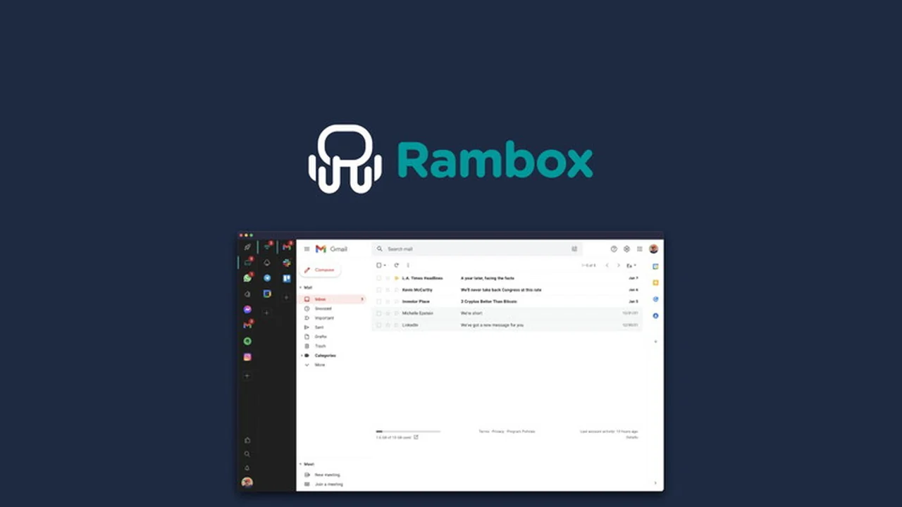Rambox | AppSumo Review: Unify Your Digital Workspace