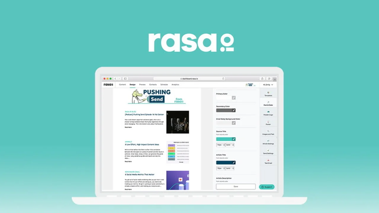 rasa.io - AI-Powered Personalized Email Newsletters