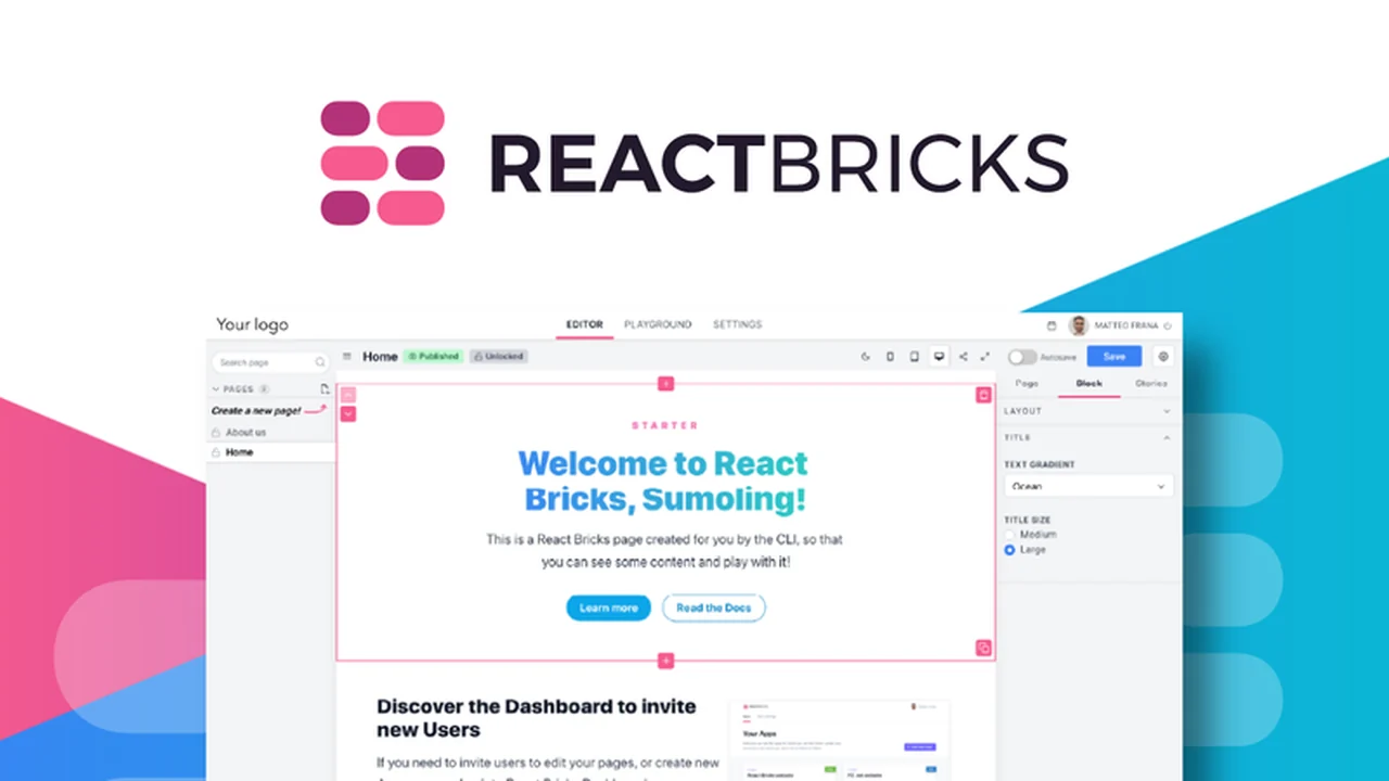 React Bricks: Visual Editing CMS for React | AppSumo Review