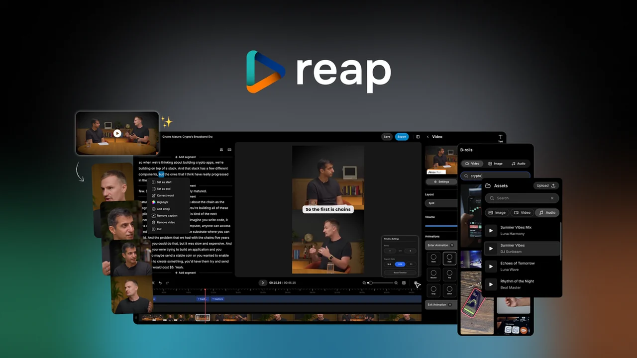 reap - Turn Long Videos into Viral Shorts: An In-Depth Review