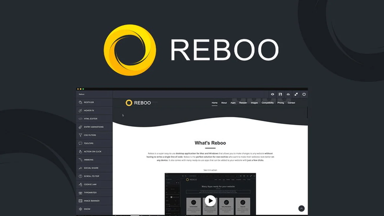 Reboo | AppSumo Review: Effortless Website Redesign Without Code