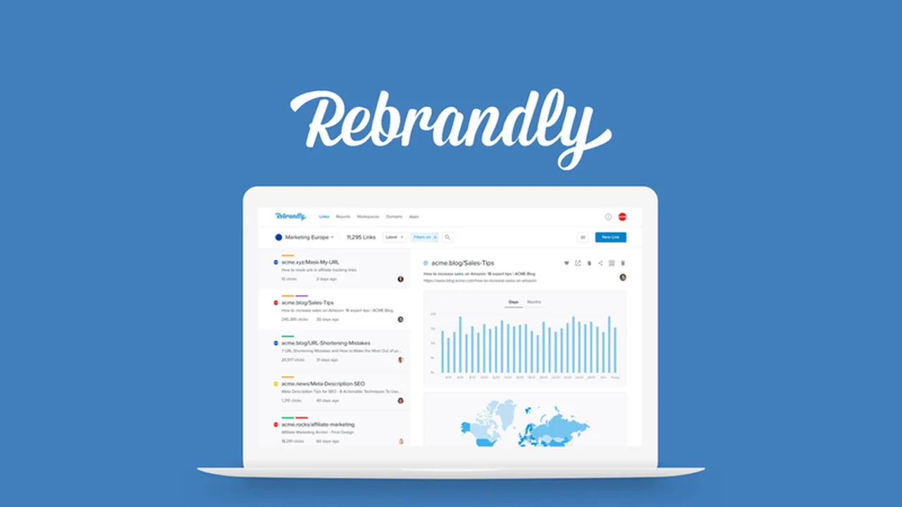 Rebrandly – Create Short and Memorizable URLs for Your Brand