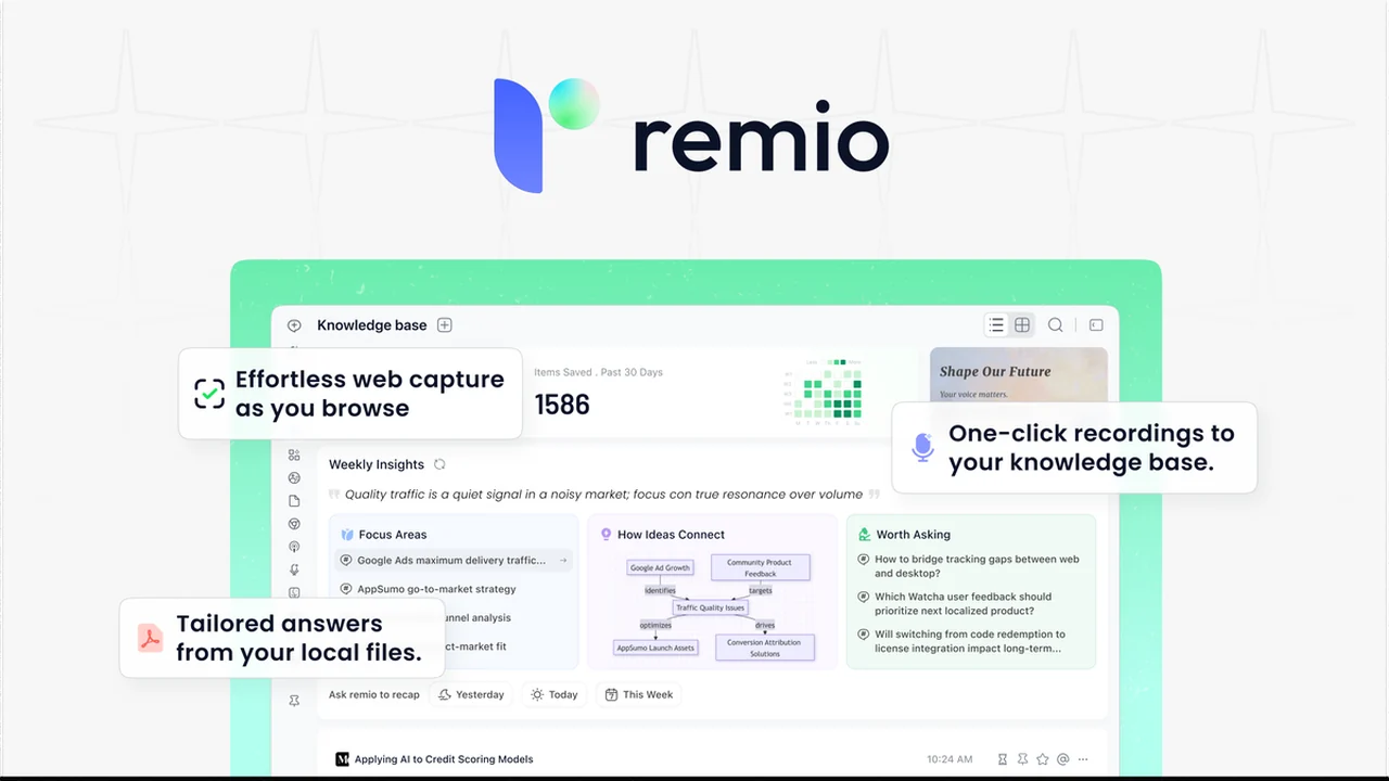 remio: Your AI-Powered Private Knowledge Base Review