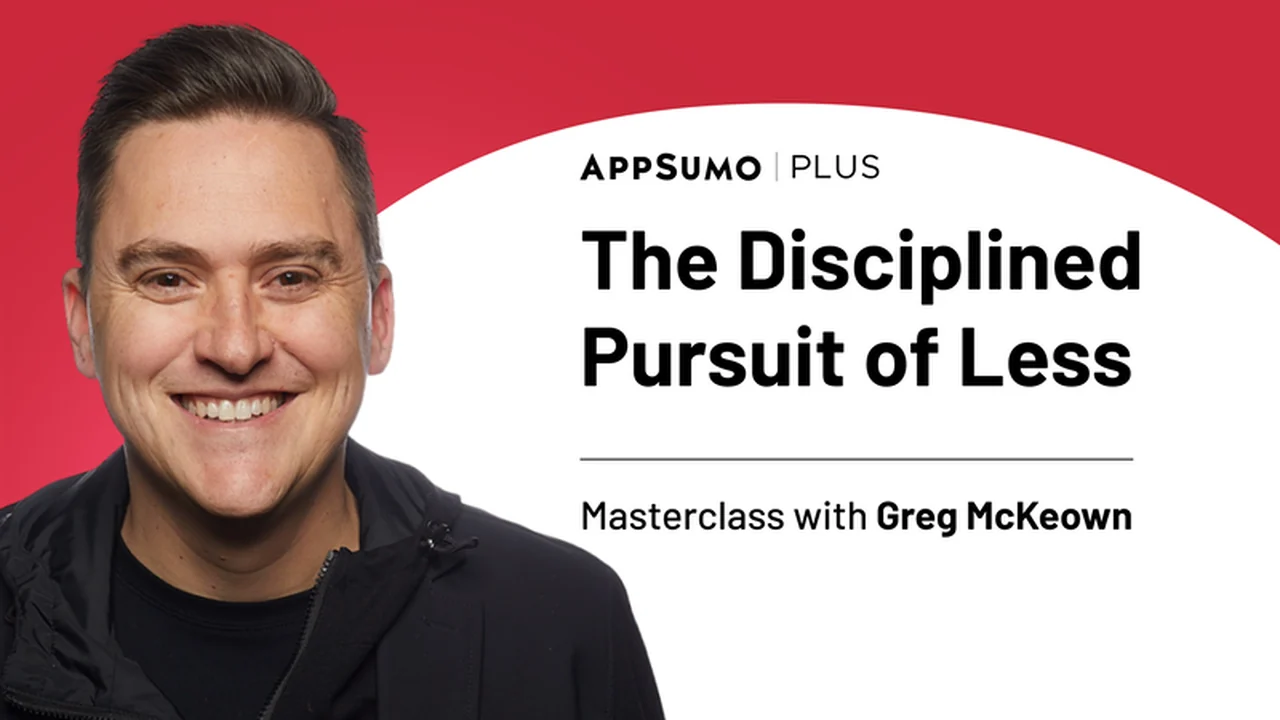 Remote Work Academy: The Disciplined Pursuit of Less | AppSumo Review