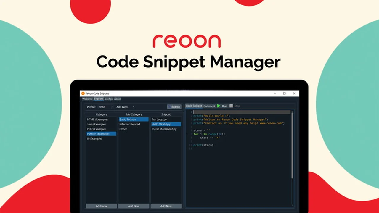 Reoon Code Snippet Manager | AppSumo Review: Organize Your Code Effortlessly
