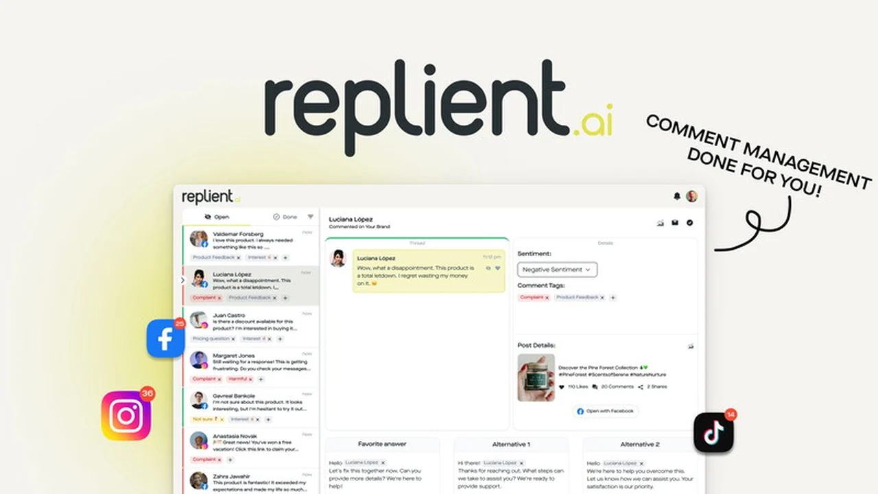 replient.ai | AppSumo Review: Streamline Social Media Engagement with AI