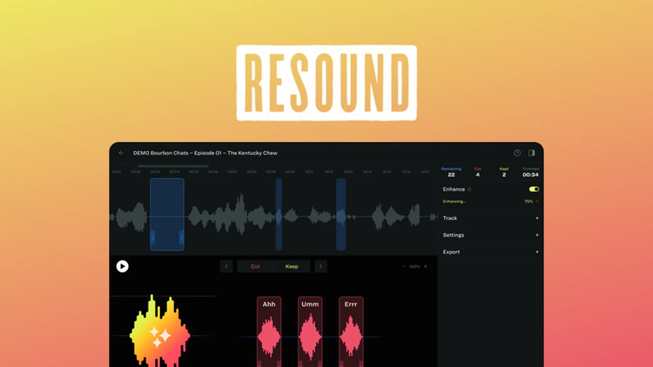 Resound | AppSumo Review: Effortless AI Podcast Editing
