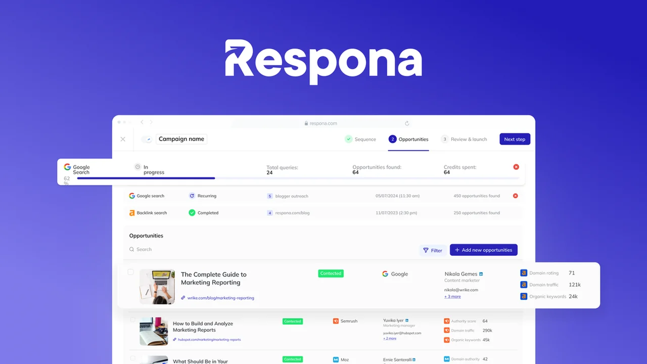 Respona - Plus Exclusive - Link Building Outreach Software: Your Path to Authority Backlinks
