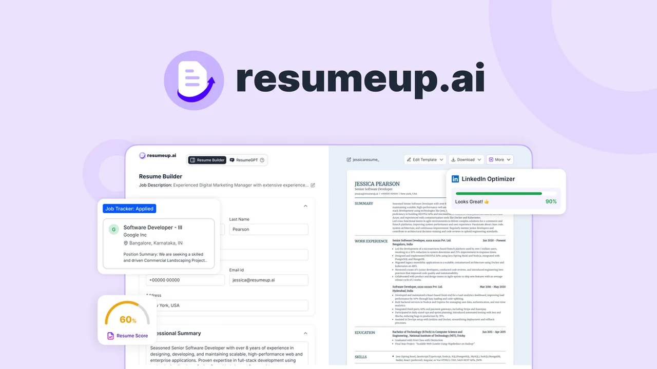 ResumeUp.AI - Streamline Your Job Search and Land More Interviews