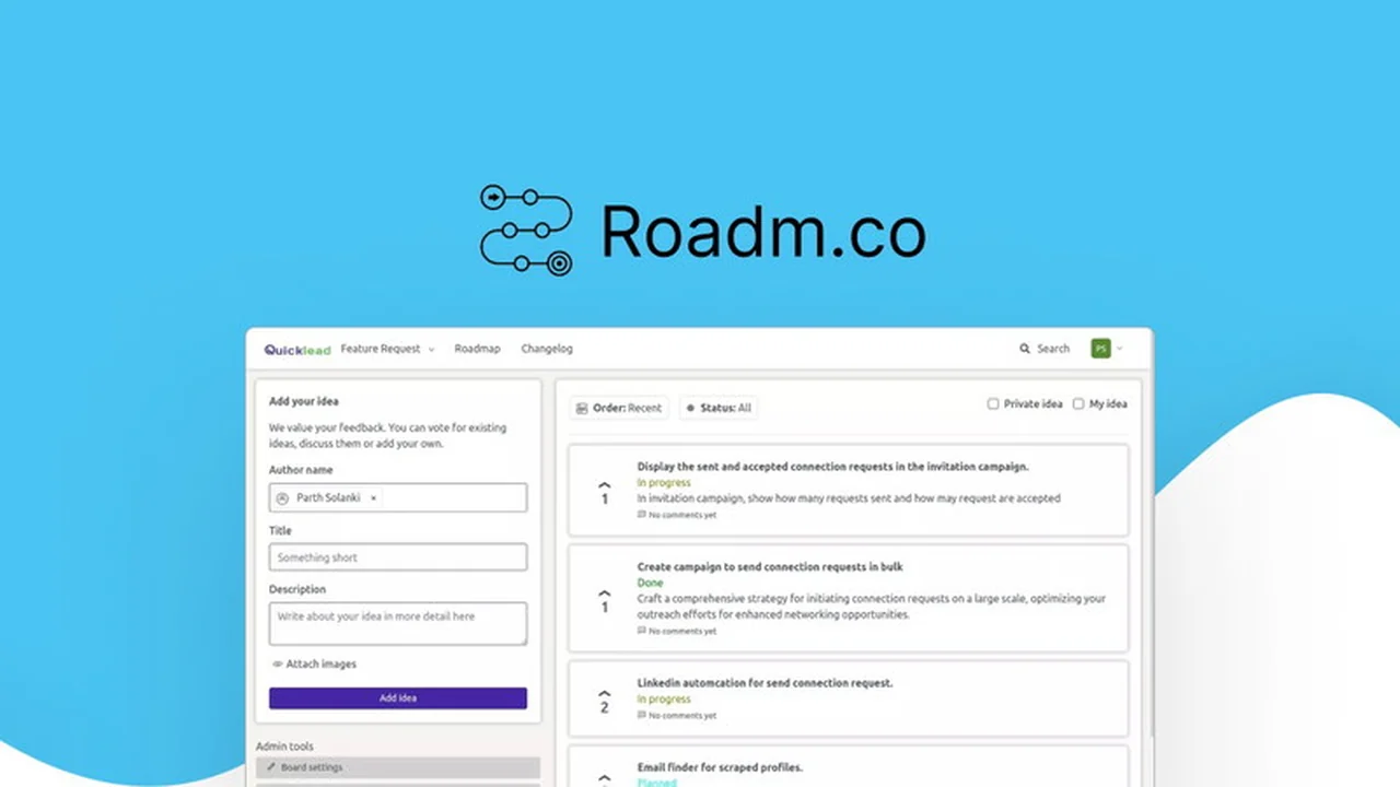 Roadm.co | AppSumo Review: Streamline Your Product Feedback and Roadmap Management