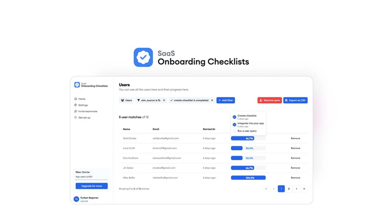 SaaS Onboarding Checklists | AppSumo Review: Boost User Activation