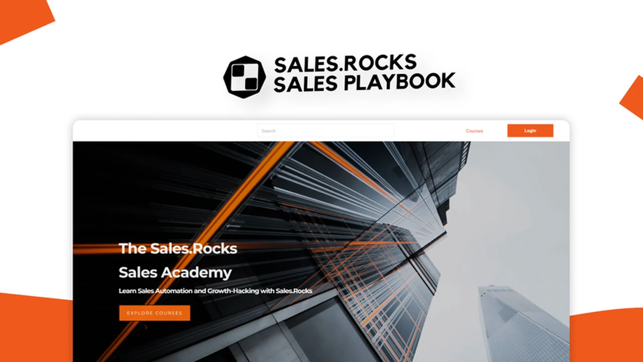 Sales.Rocks Sales Playbook | AppSumo: Elevate Your Sales Strategy