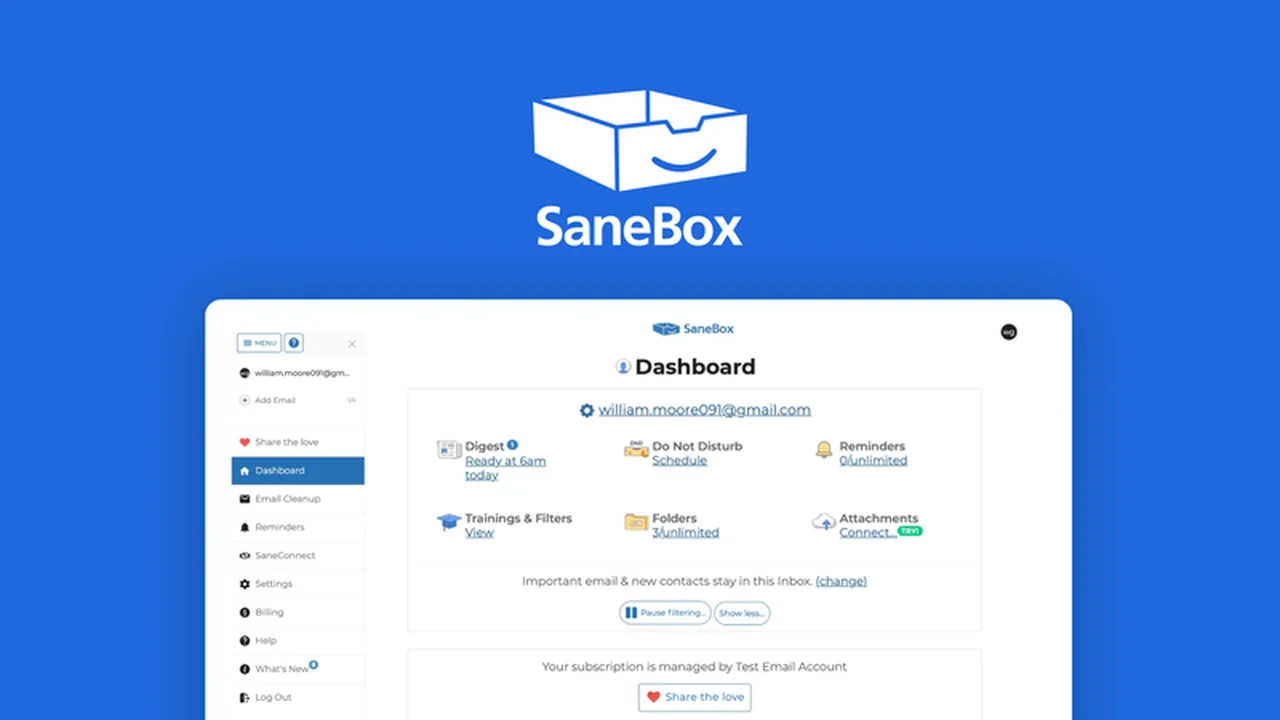 Sanebox - Master Your Inbox with AI Brilliance