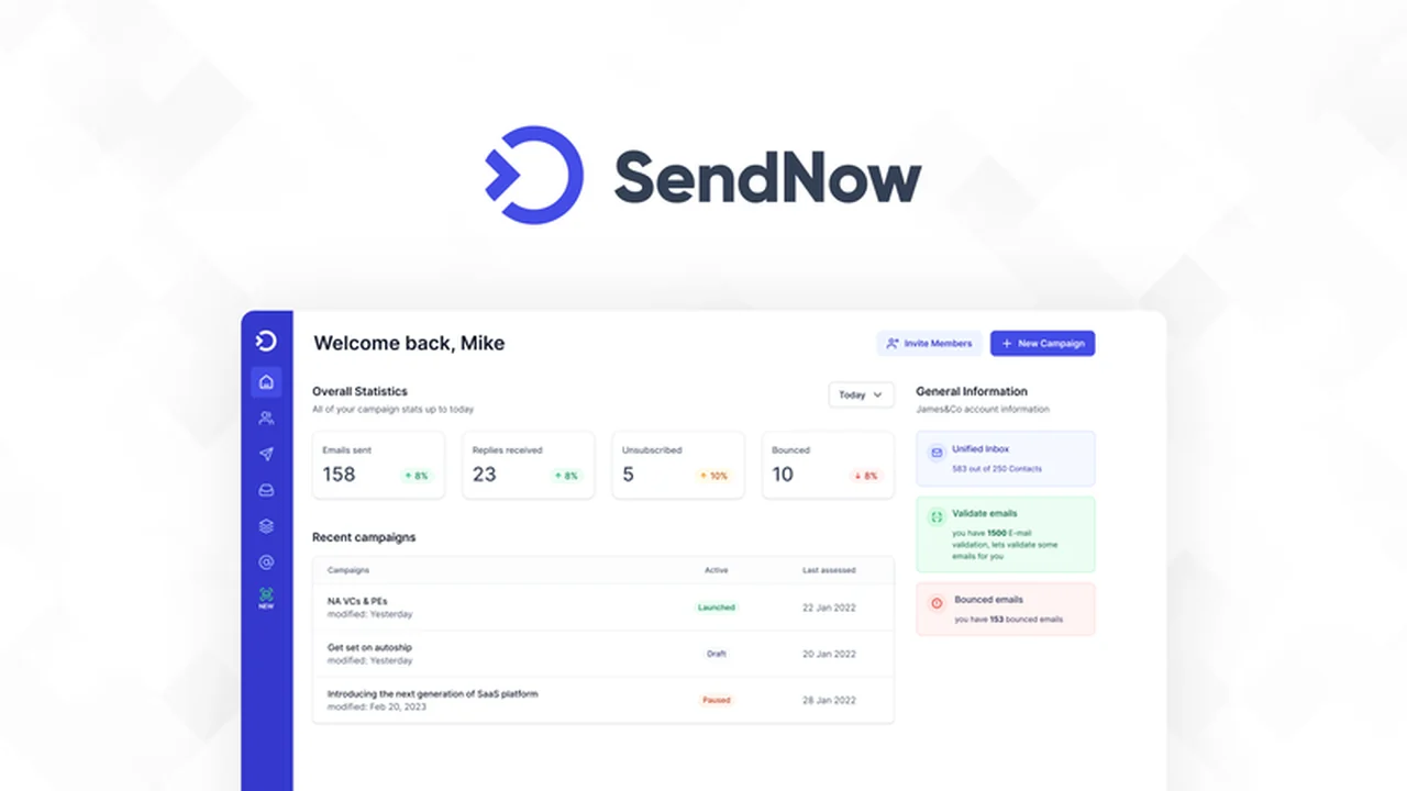SendNow - Optimize Your Cold Email Outreach
