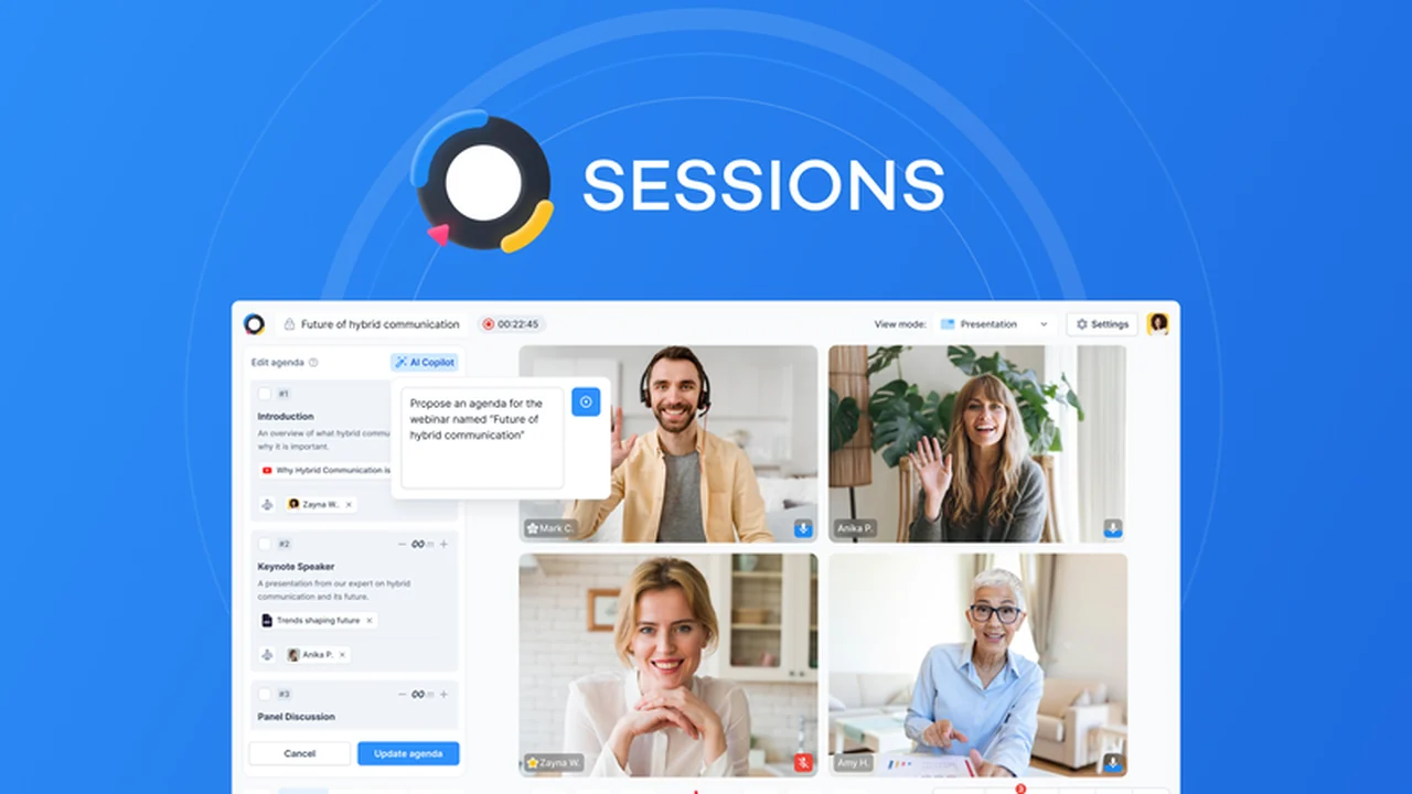 Sessions – Elevate Your Webinars and Demos