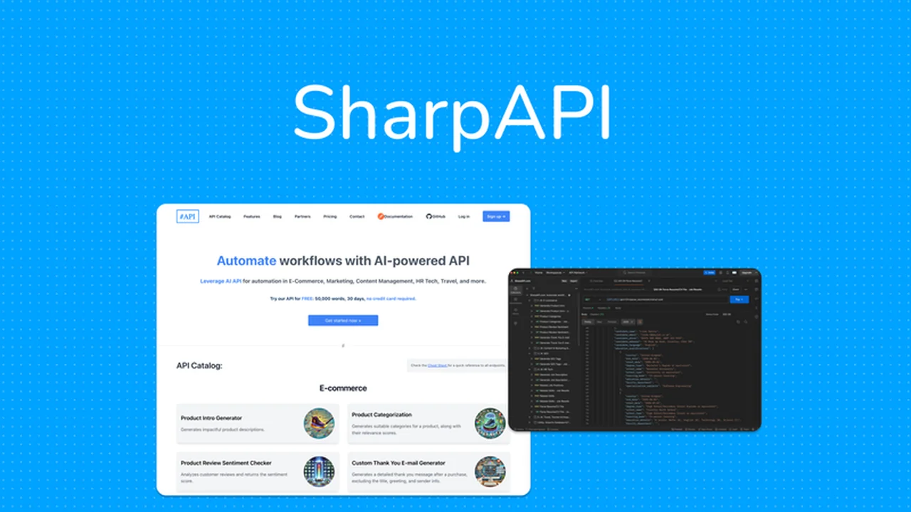 SharpAPI - Plus Exclusive: Unleash Workflow Automation with One Powerful API