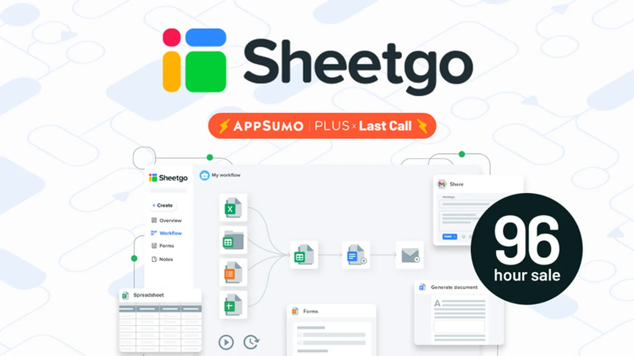 Sheetgo - Automate Your Data Processes with AppSumo